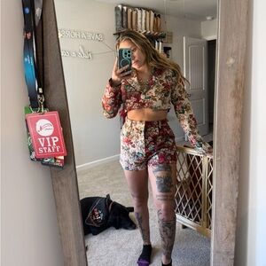 Floral Two-Piece Set